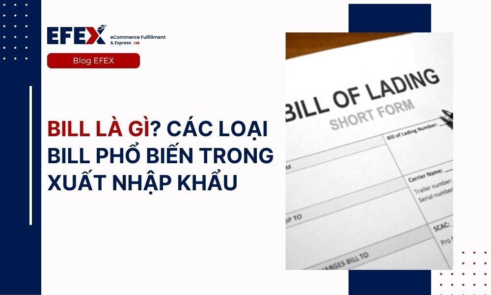 Bill là gì? Các loại bill phổ biến trong xuất nhập khẩu