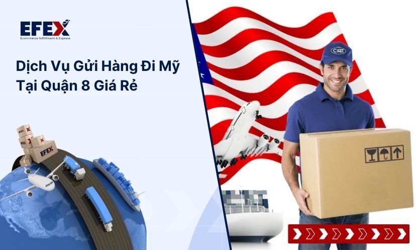 Dịch vụ gửi hàng đi Mỹ tại quận 8 giá rẻ, uy tín nhất