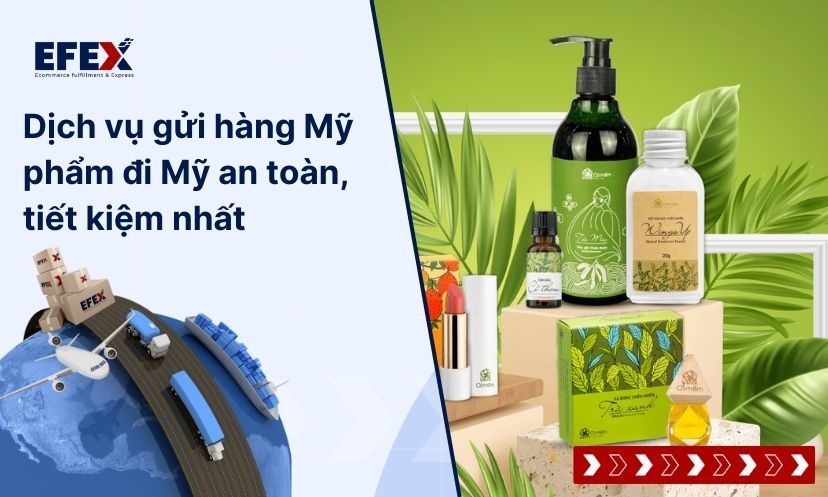 Dịch Vụ Gửi Hàng Mỹ Phẩm Đi Mỹ An Toàn, Tiết Kiệm