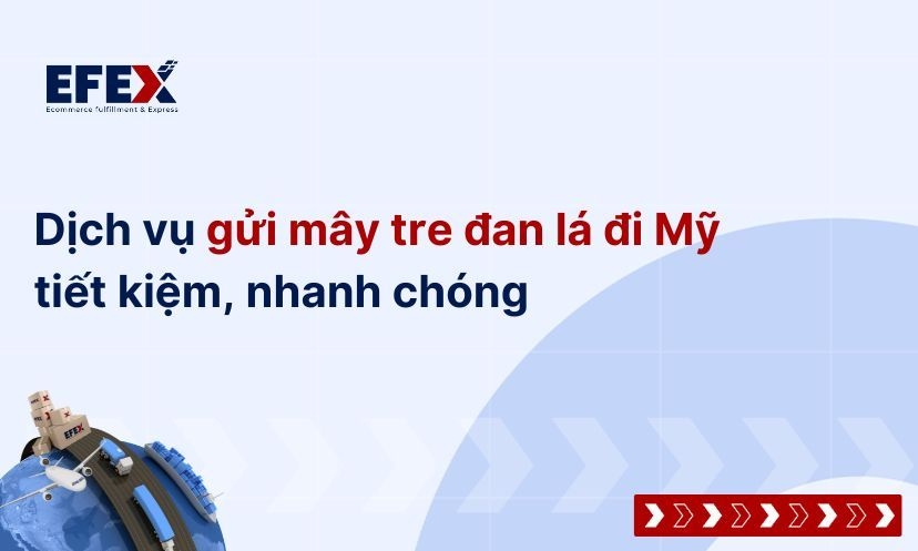 Dịch Vụ Gửi Mây Tre Đan Lá Đi Mỹ Tiết Kiệm, Nhanh Chóng