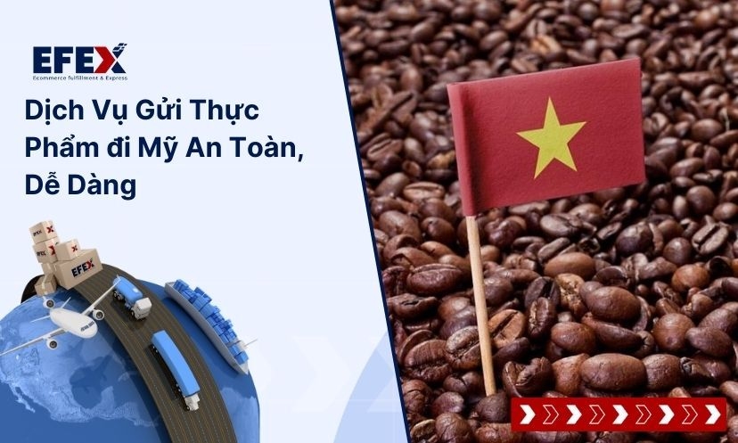 Dịch Vụ Gửi Thực Phẩm đi Mỹ An Toàn, Dễ Dàng
