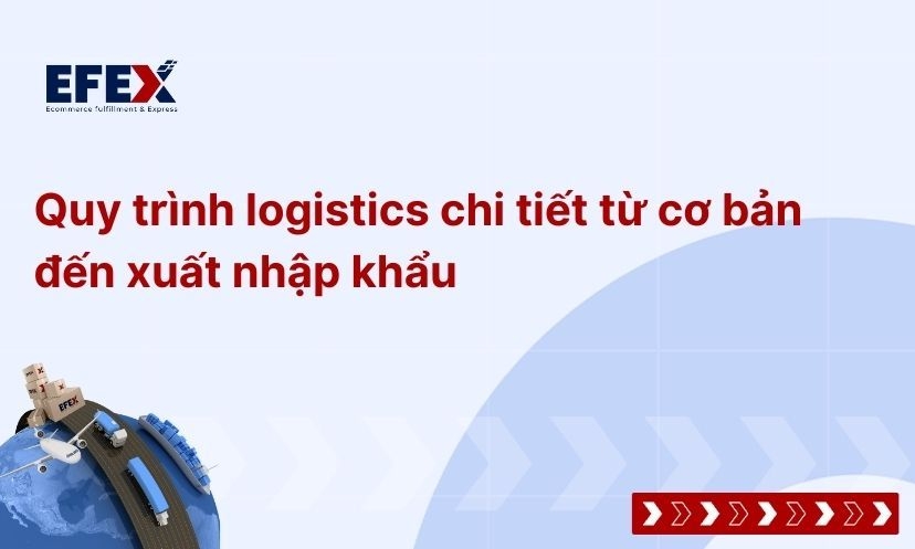 Quy trình logistics chi tiết: Các bước vận hành và tối ưu